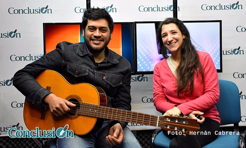 Los Peñaloza visitaron el estudio de Conclusión TV