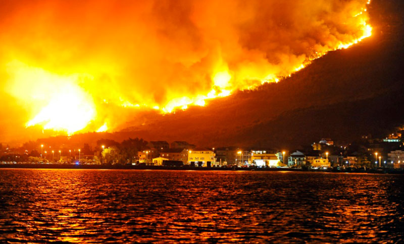 Incendios forestales en Croacia y Montenegro fueron controlados