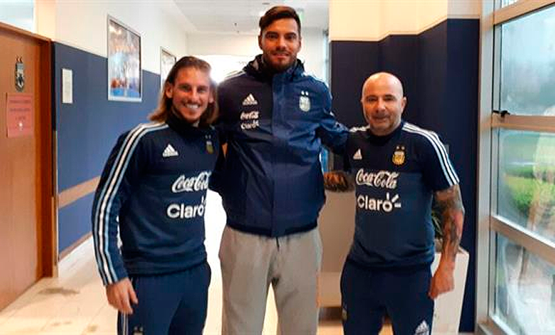 Romero habló con Sampaoli sobre los próximos compromisos