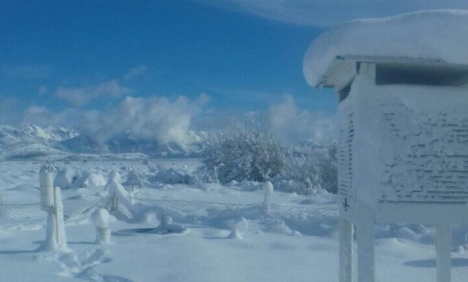 Bariloche registró 25,4 grados bajo cero, la temperatura más baja en su historia