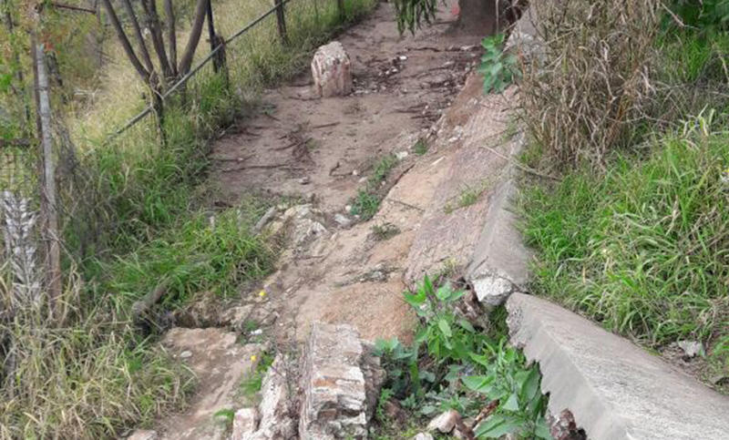 Desmantelaron otra construcción irregular en la barranca de la Costa Central