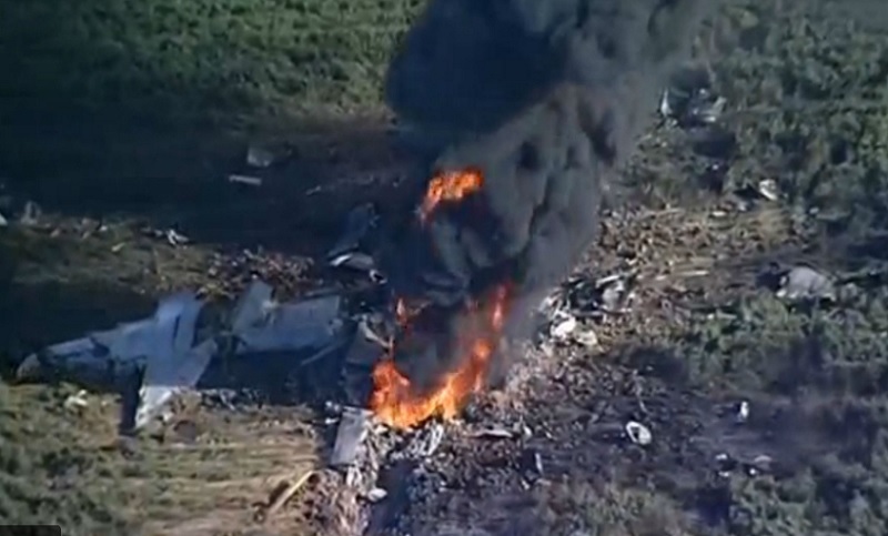 EE.UU.: al menos 16 personas murieron al estrellarse un avión militar en Missisipi