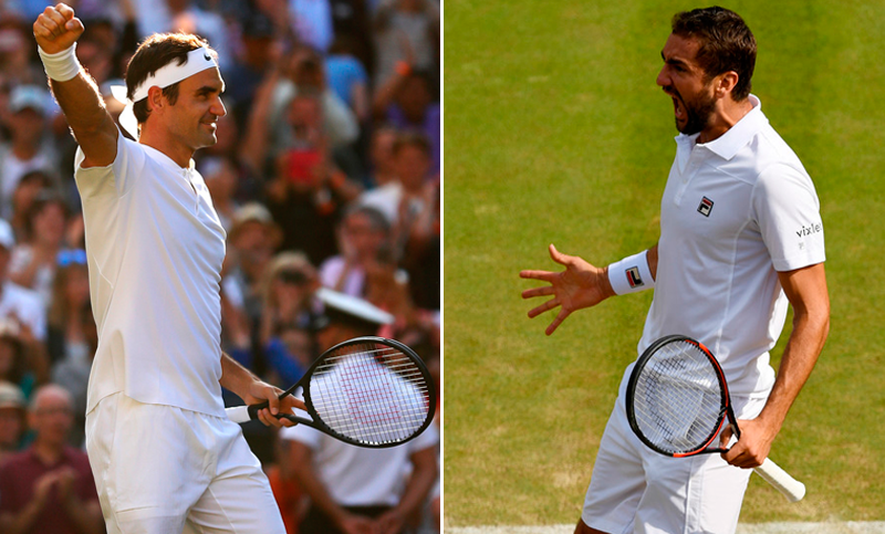 Final confirmada en Wimbledon: Federer y Cilic, cara a cara