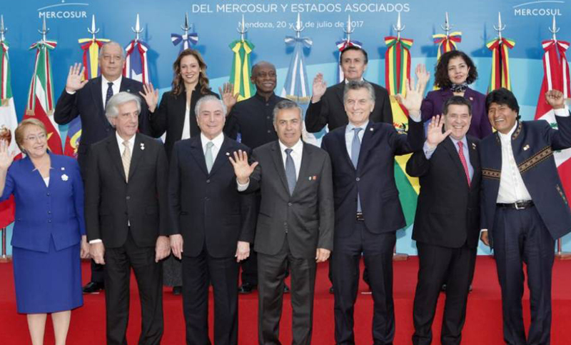 El Mercosur formuló un “urgente llamado al cese de la violencia” en Venezuela