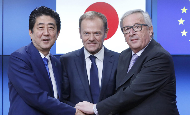 La Unión Europea, Japón y Rusia se unen contra el proteccionismo de Trump