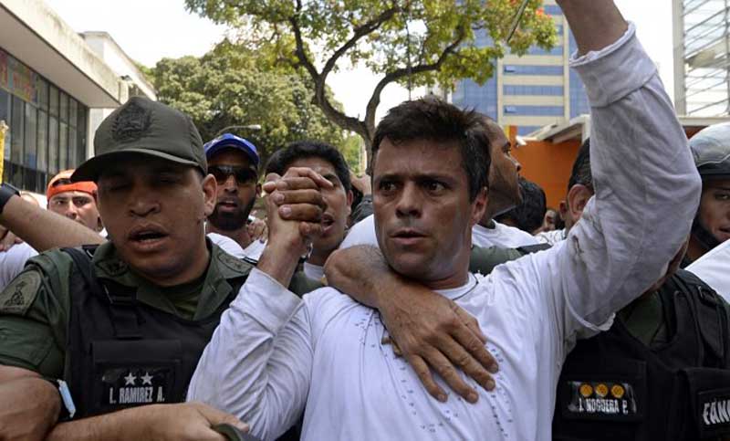 Vinculan a Leopoldo López con un presunto plan para «derrocar» a Maduro