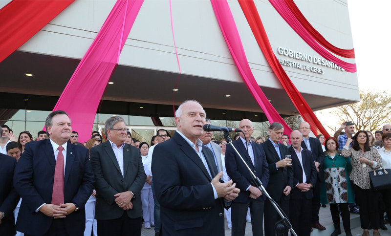 Lifschitz inauguró el hospital de Ceres, uno de los más modernos de América Latina