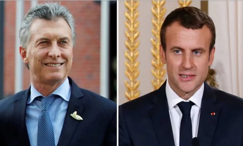 Mauricio Macri se reúne hoy con el presidente de Francia