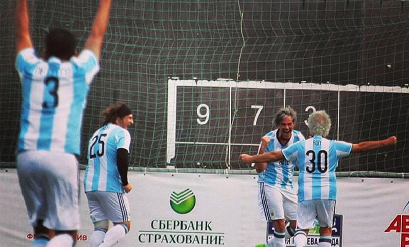 Los artistas argentinos ya jugaron su Mundial en Rusia