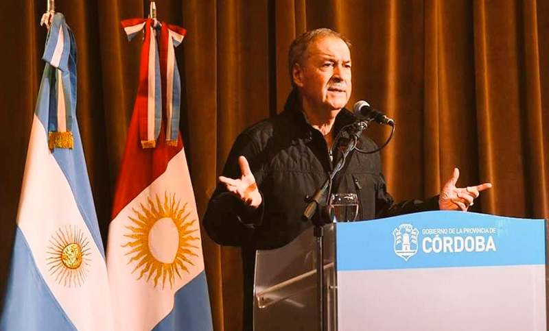Schiaretti anunció baja de Ingresos Brutos que le había pedido Macri