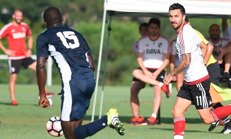 Scocco volvió a convertir en el triunfo de River en Estados Unidos
