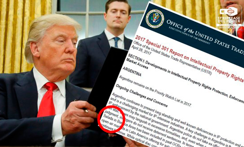 ¿La Salada fue clausurada por orden del presidente Trump?