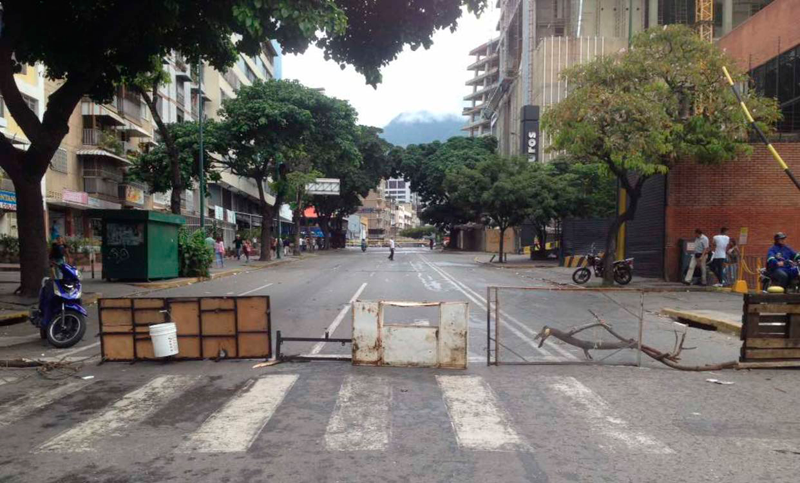 Venezuela: calles vacías y sin actividad en inicio del paro impulsado por la oposición