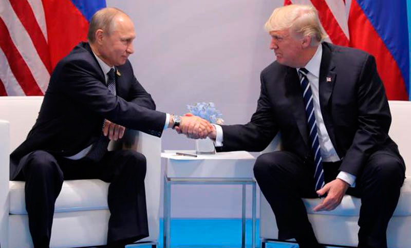 Trump y Putin se reunieron por primera vez y fue en la cumbre del G20 en Hamburgo