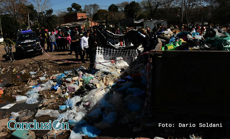 Hallaron bebé sin vida en un contenedor cerca de un basural de zona norte