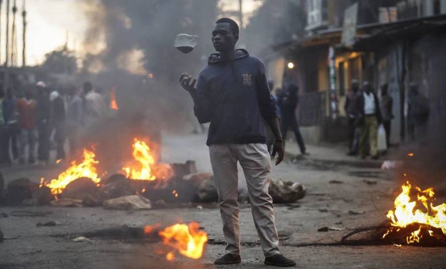 Enfrentamientos tras la reelección del presidente de Kenia dejan once muertos