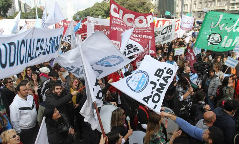 Judiciales bonaerenses: convocan a un paro de 48 horas y marchan a La Plata