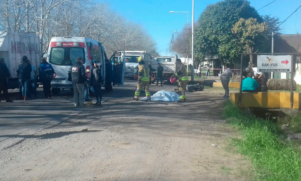 Siniestro vial dejó un motociclista muerto en la ruta 33