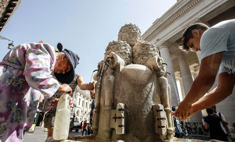 Italia azotada por inusitada ola de calor y 26 ciudades en alerta máxima