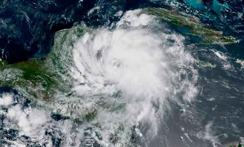 Tormenta Franklin cruza territorio mexicano sin dejar víctimas