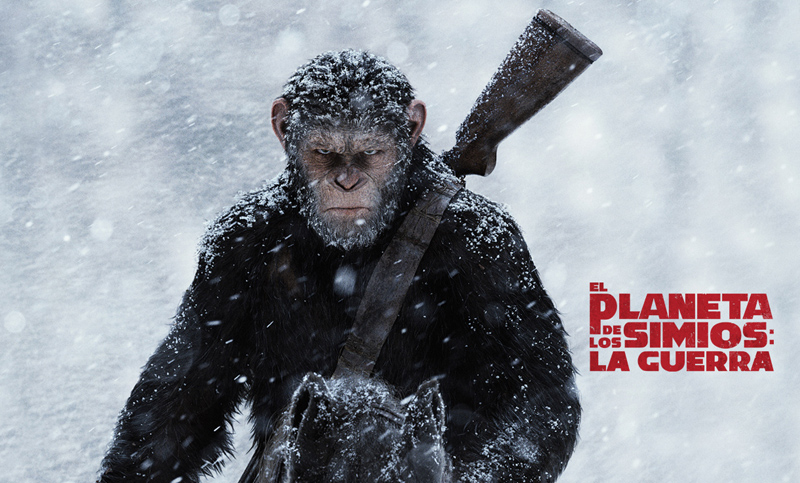 Los simios se van a la guerra y Julio Chávez navega en su nueva película