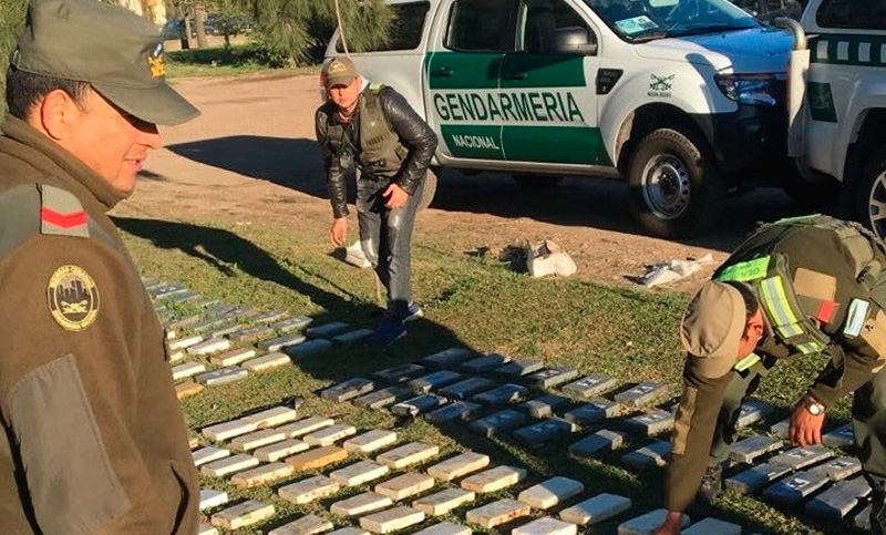 Incautaron alrededor de 800 kilos de cocaína en el peaje de Venado Tuerto