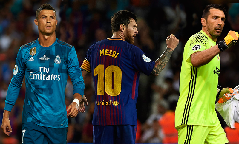 Messi disputa el premio a mejor jugador Uefa con Cristiano y Buffon