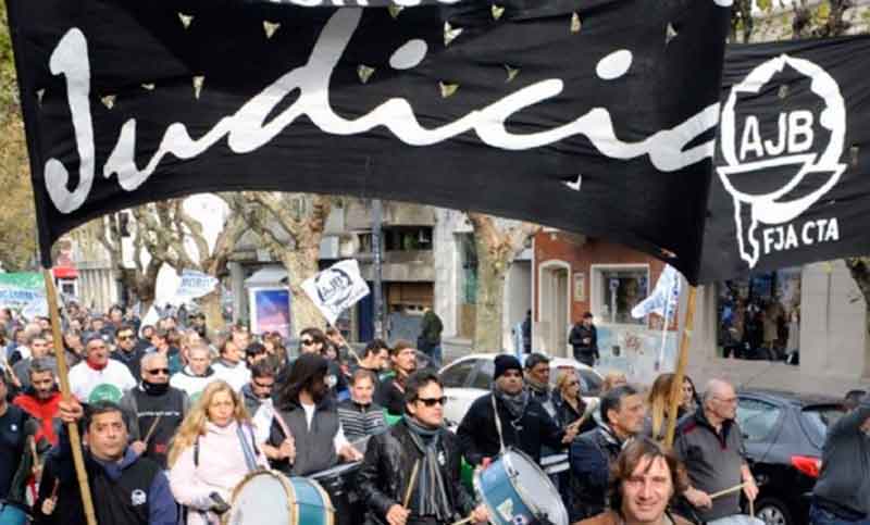Judiciales bonaerenses están en su segunda jornada de paro
