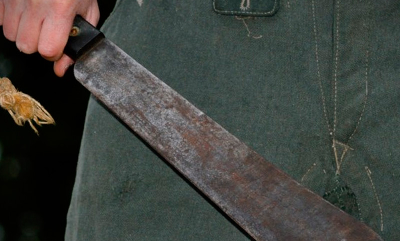 Golpeó a su ex pareja y atacó a machetazos a su tío y un amigo
