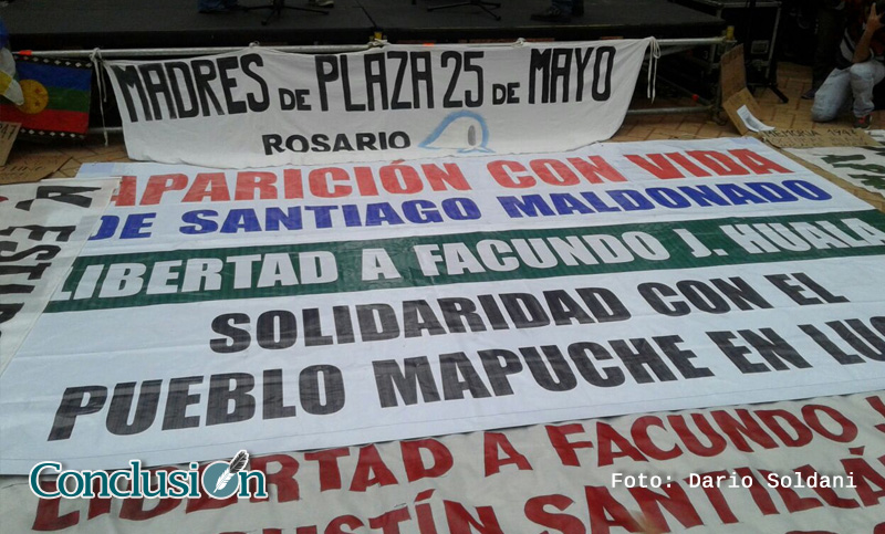 La Bancaria marcha para pedir por la aparición de Maldonado