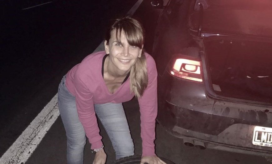 Amalia Granata se accidentó durante su recorrida por Santa Fe