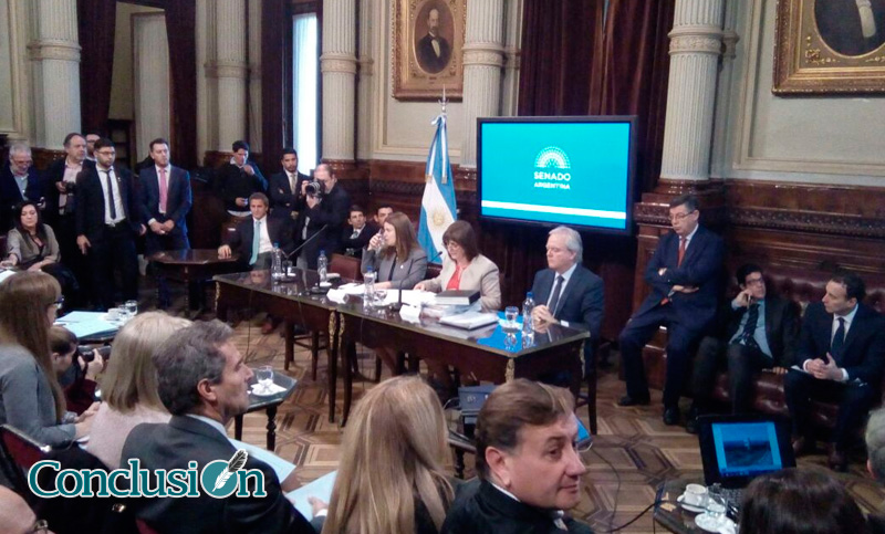 Bullrich en el Senado: «El gobierno de ninguna manera avalaría una situación de violencia»