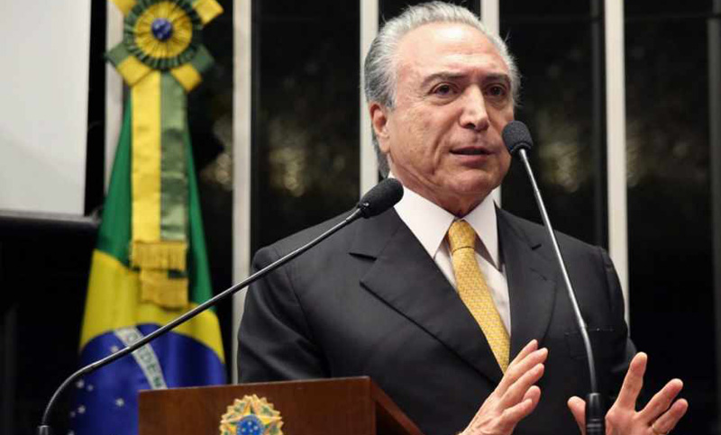 Temer negó que el plan de privatizaciones sea para cubrir el déficit fiscal