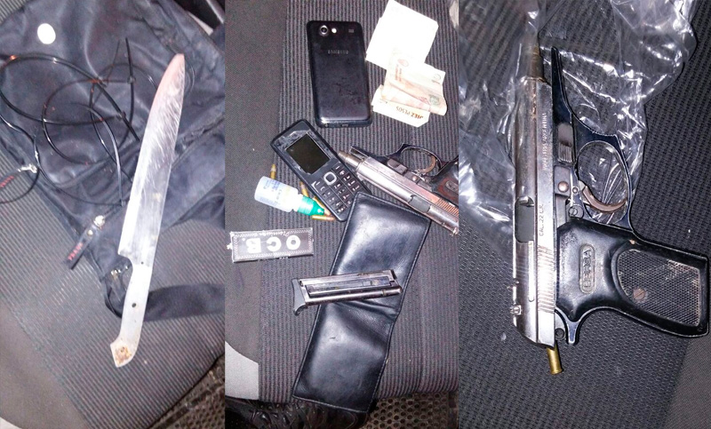 Una entradera terminó a los tiros y con dos detenidos