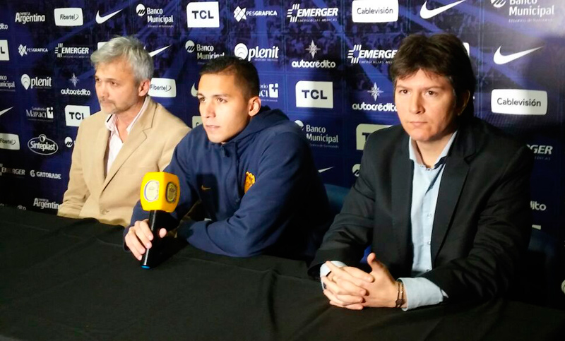 Fernando Tobio, en su presentación: “Se nota que acá hay un grupo muy unido”