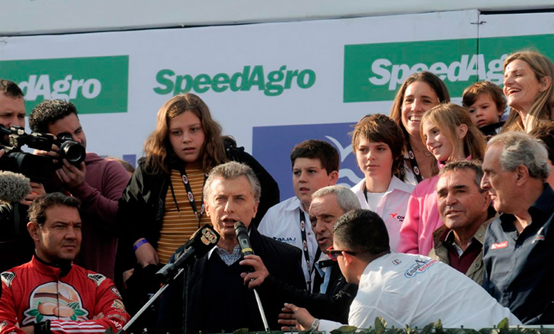 El presidente Mauricio Macri festejó los 80 años del Turismo Carretera