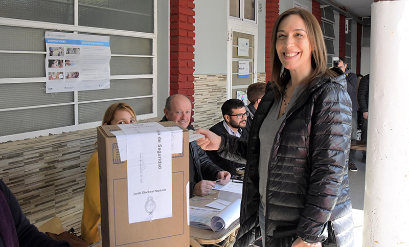 Vidal votó en Castelar e insistió “Es importante que todos nos expresemos”