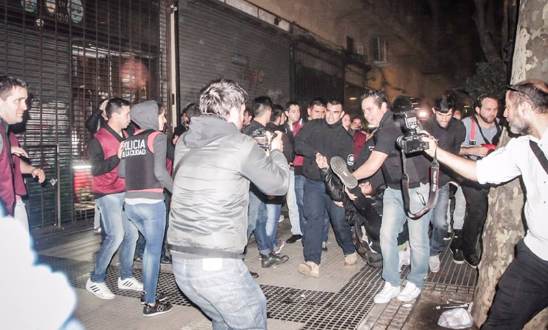 Denuncias de ataques a la prensa durante la marcha por Santiago Maldonado