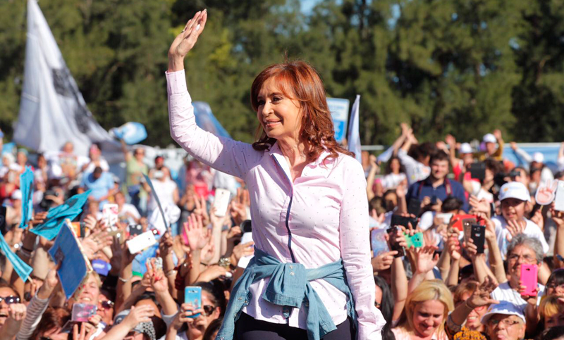 Cristina: «Soy la que puede hacer la oposición más firme al gobierno de Macri»