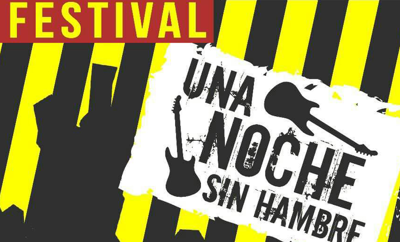 “Noche sin hambre”, un festival donde la entrada será un alimento