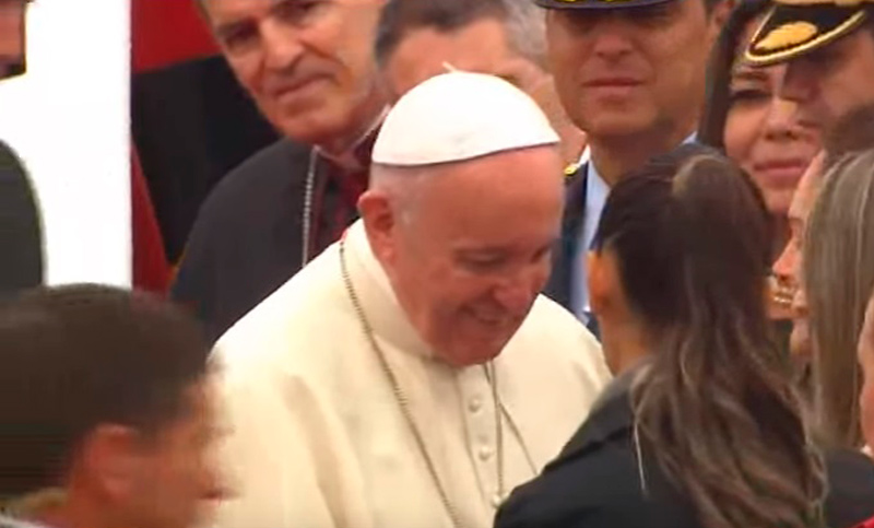 El Papa se prepara para misa multitudinaria en Medellín