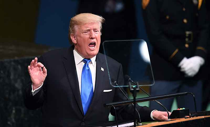 En la ONU, Trump amenaza con «destruir totalmente» a Corea del Norte