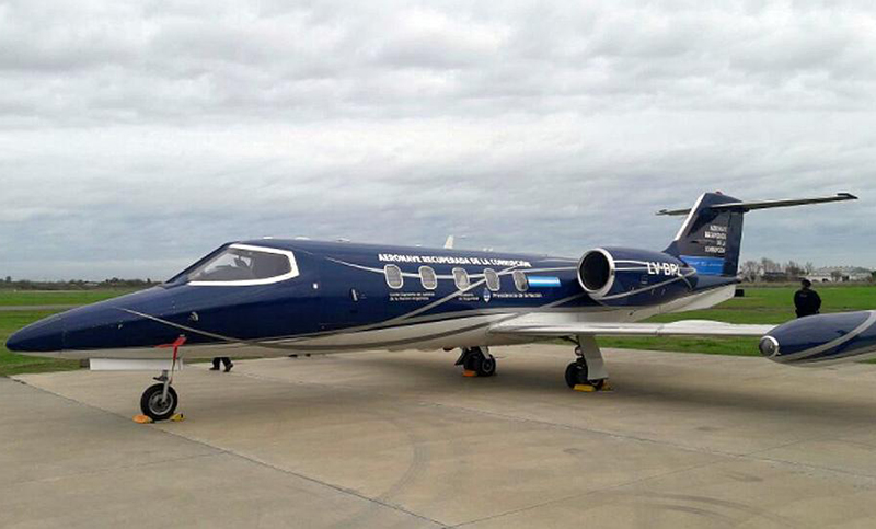 Bullrich entregó el avión de Lázaro Báez para que lo use la Policía Federal