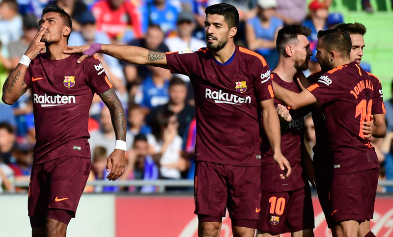 Barcelona perdía con Getafe, pero lo dio vuelta y es líder con puntaje ideal