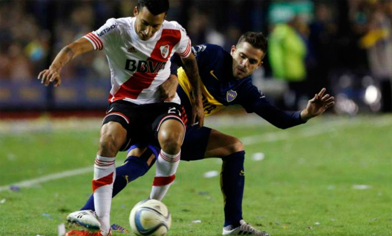 Boca y River ya juegan una edición cuyana del Superclásico