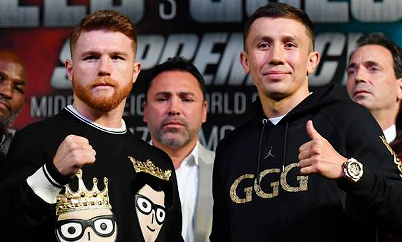 Canelo Álvarez y “GGG” Golovkin protagonizarán la pelea del año