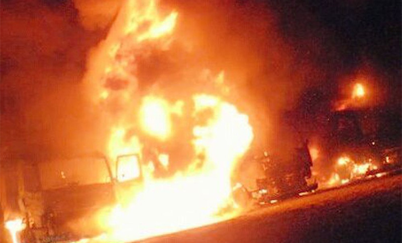 Un nuevo ataque incendiario en zona mapuche en el sur de Chile