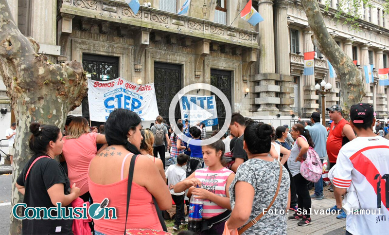 Trabajadores de la Economía Popular se movilizaron por derechos laborales