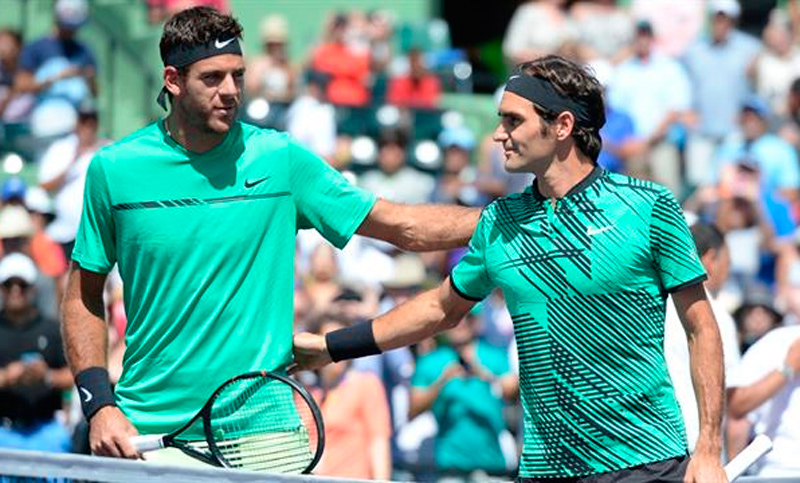 Del Potro prepara el martillo para enfrentar a Federer