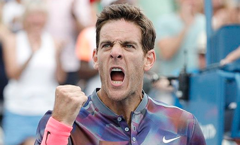 Del Potro lució su mejor nivel y avanzó a octavos del US Open